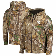Camo New York Yankees Dunbrooke Trophy Realtree Full-Zip Hoodie