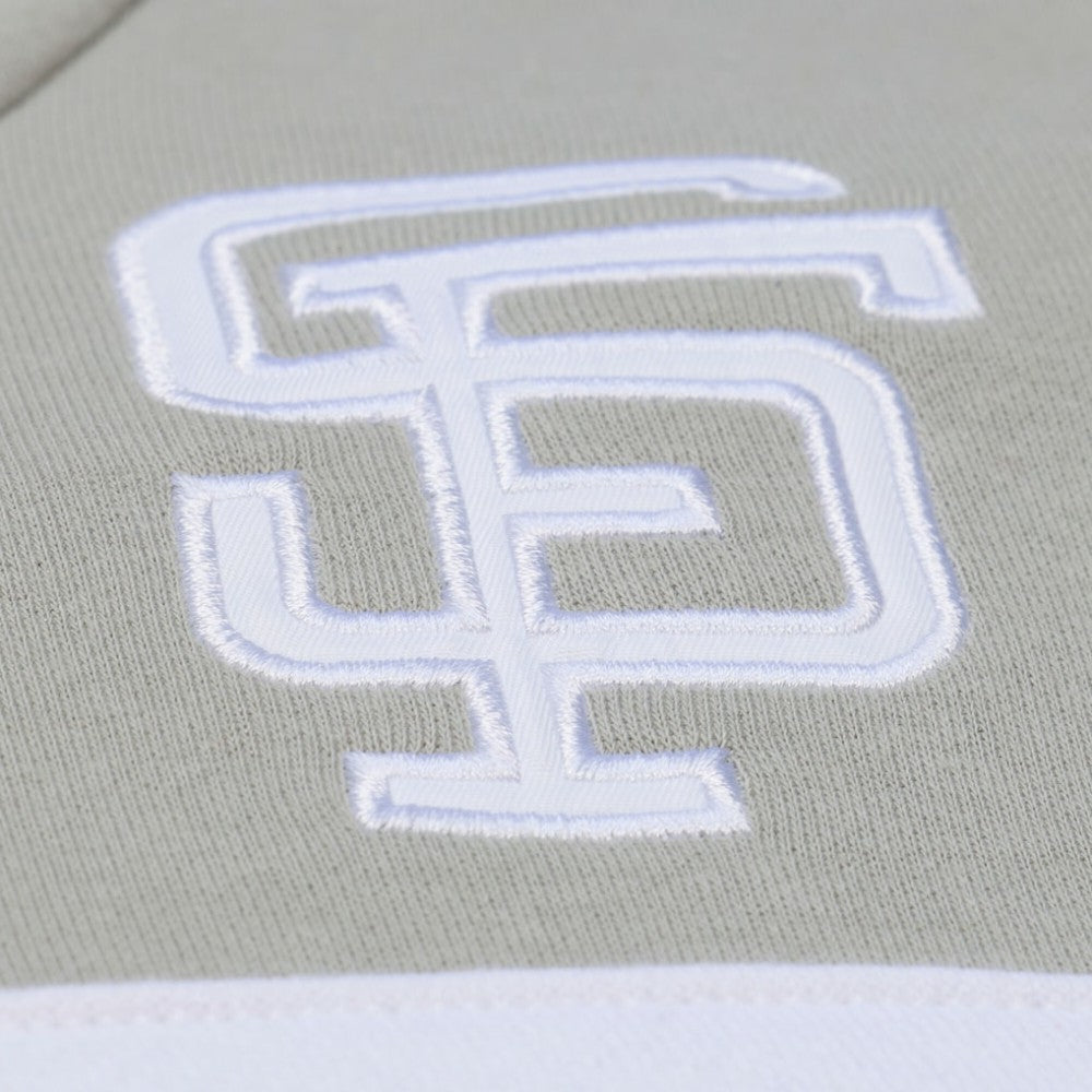 Gray San Francisco Giants Mitchell & Ness Cooperstown Collection Thunderstorm Head Coach Hoodie