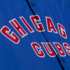 Royal Chicago Cubs Mitchell & Ness Full-Snap Hooded Coaches Jacket
