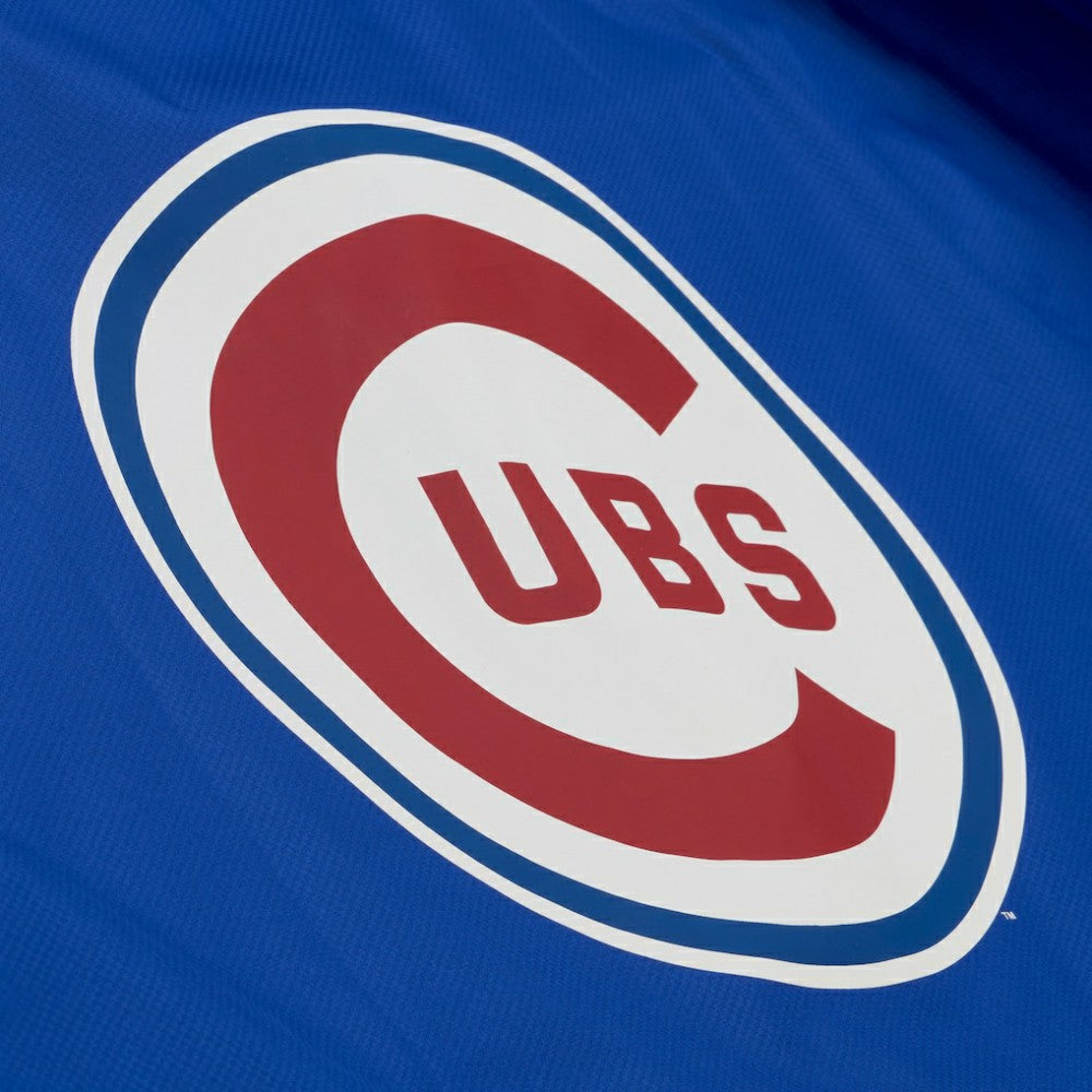 Royal Chicago Cubs Mitchell & Ness Full-Snap Hooded Coaches Jacket