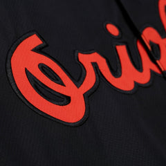Black Baltimore Orioles Mitchell & Ness Full-Snap Hooded Coaches Jacket