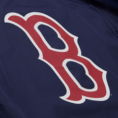 Navy Boston Red Sox Mitchell & Ness Full-Snap Hooded Coaches Jacket