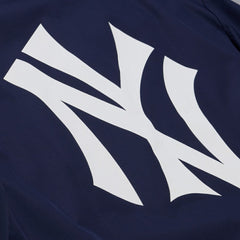 Navy New York Yankees Mitchell & Ness Full-Snap Hooded Coaches Jacket