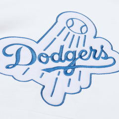 White Los Angeles Dodgers Mitchell & Ness Cooperstown Collection Fleece Hoodie
