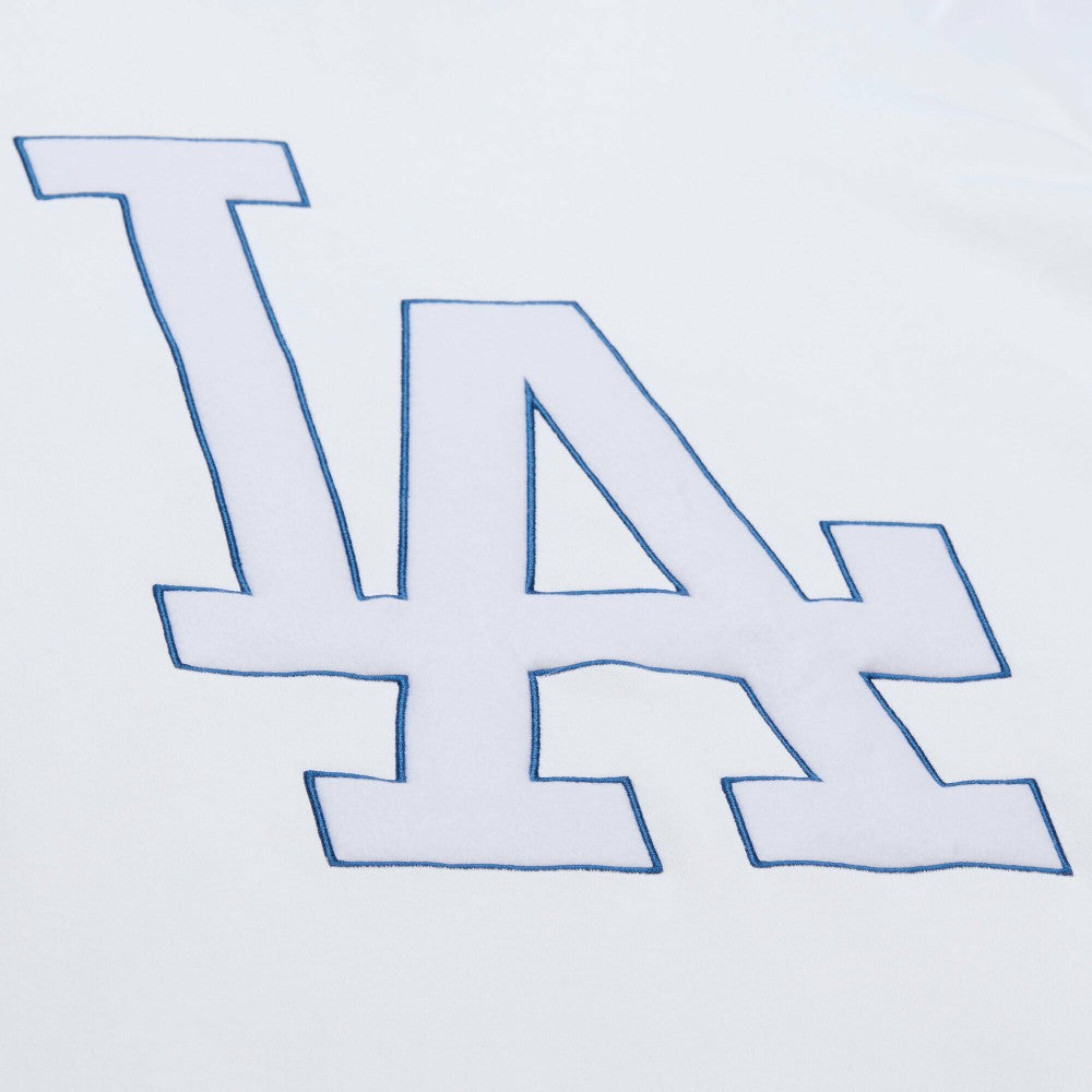 White Los Angeles Dodgers Mitchell & Ness Cooperstown Collection Fleece Hoodie
