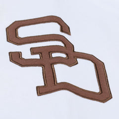 White San Diego Padres Mitchell & Ness Cooperstown Collection Fleece Hoodie