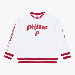 White Philadelphia Phillies Mitchell & Ness Arctic Fleece Sweatshirt