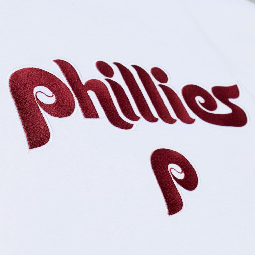 White Philadelphia Phillies Mitchell & Ness Arctic Fleece Sweatshirt