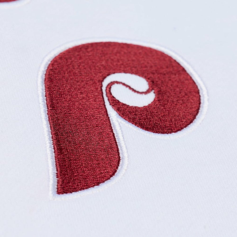 White Philadelphia Phillies Mitchell & Ness Arctic Fleece Sweatshirt