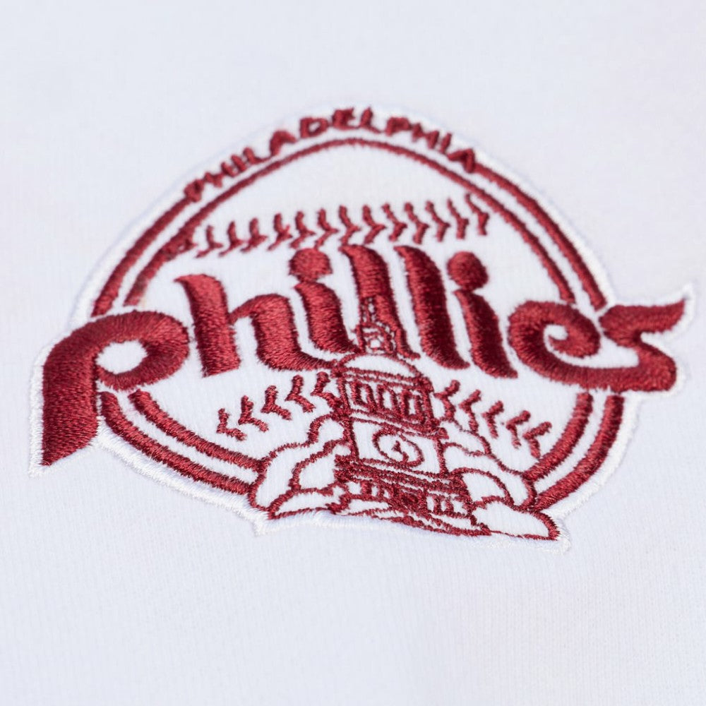 White Philadelphia Phillies Mitchell & Ness Arctic Fleece Sweatshirt