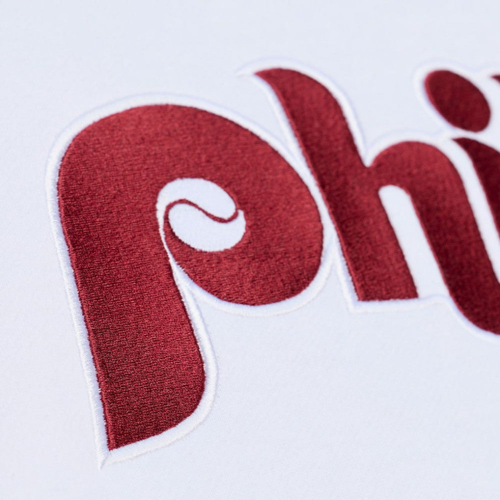 White Philadelphia Phillies Mitchell & Ness Arctic Fleece Sweatshirt