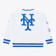 White New York Mets Mitchell & Ness Arctic Fleece Sweatshirt