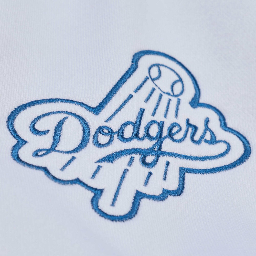 White Los Angeles Dodgers Mitchell & Ness Arctic Fleece Sweatshirt
