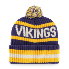 '47 Bering Cuffed Knit Hat with Pom - Minnesota Vikings Hats