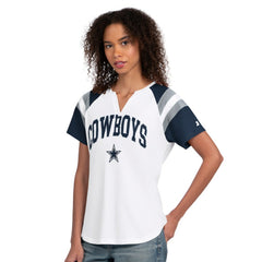 Starter Women's Game On Notch Neck T-Shirt - Dallas Cowboys T-shirts