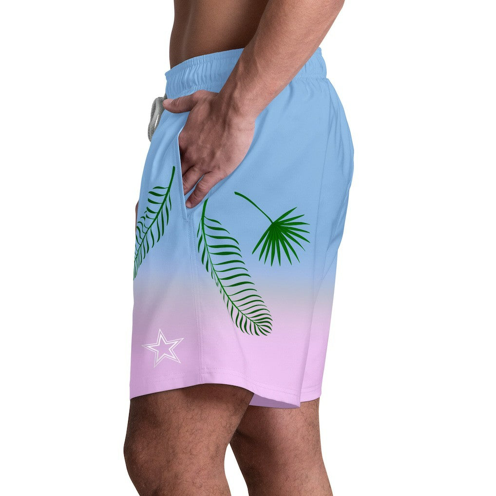 Margaritaville Sunset On The Beach Swim Shorts - Dallas Cowboys Shorts