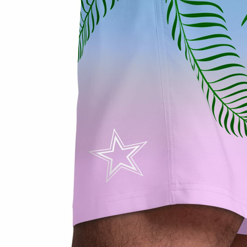 Margaritaville Sunset On The Beach Swim Shorts - Dallas Cowboys Shorts
