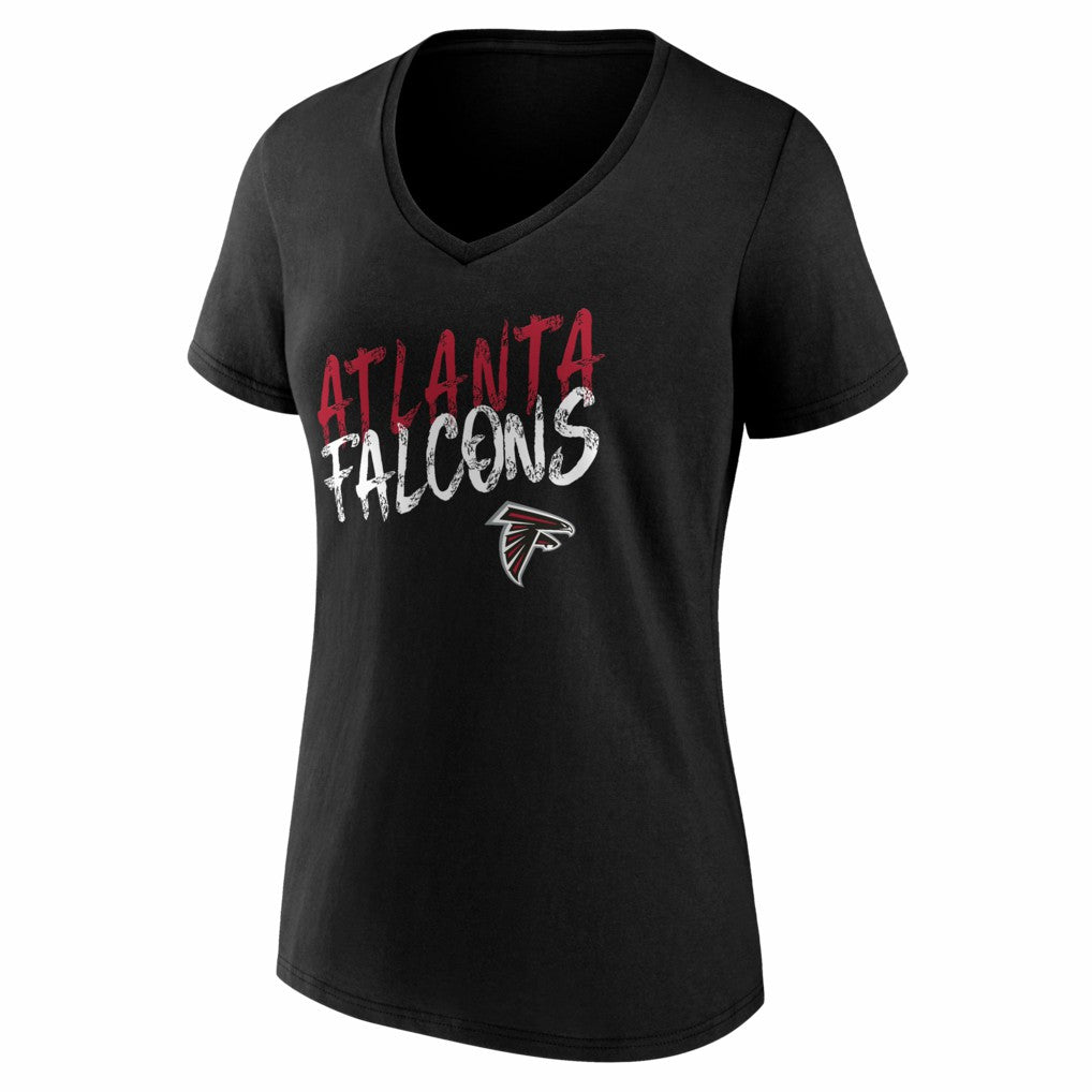 Women's Hustle V-Neck T-Shirt - Atlanta Falcons T-shirts