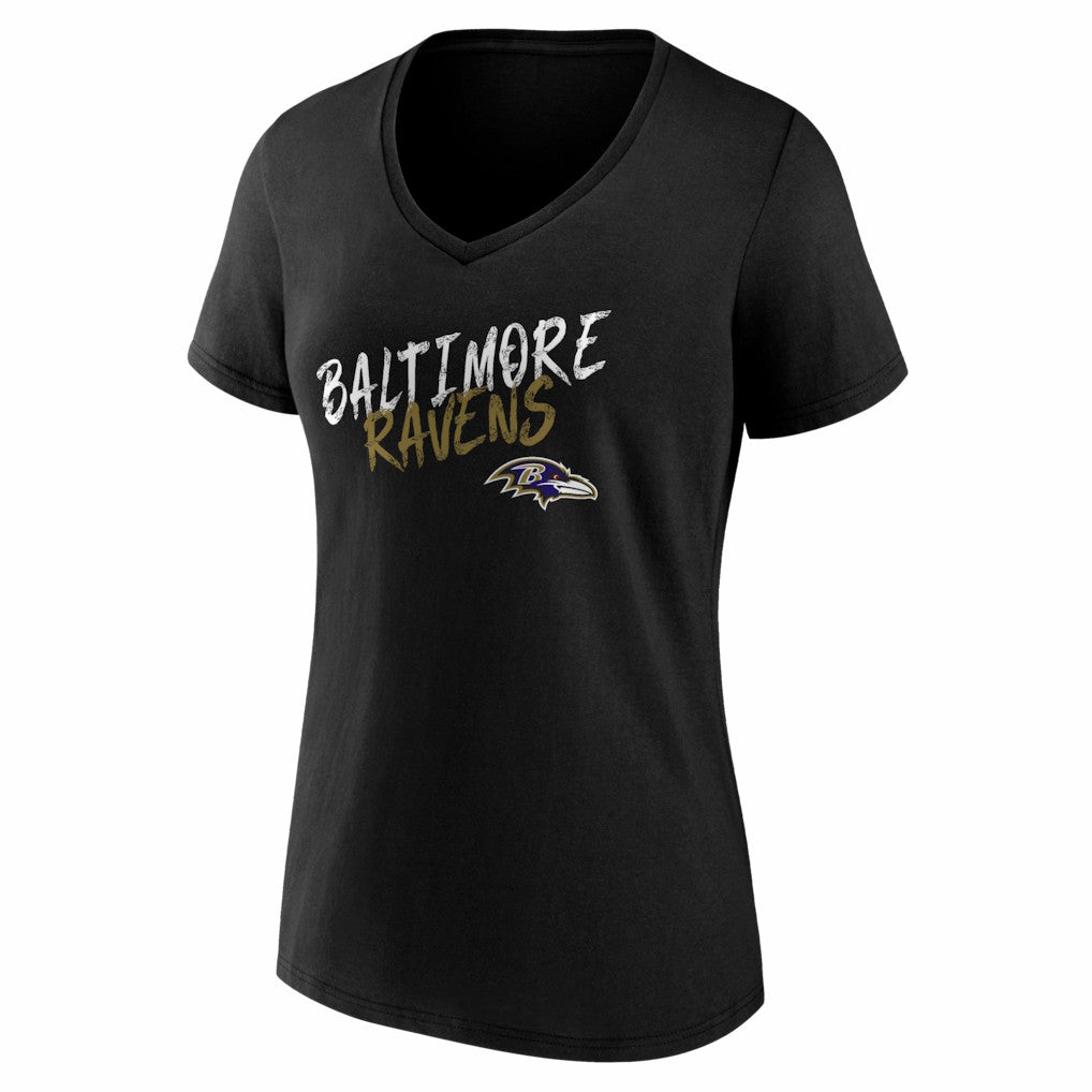 Women's Hustle V-Neck T-Shirt - Baltimore Ravens T-shirts