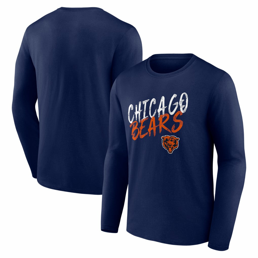 Hustle Long Sleeve T-Shirt - Chicago Bears T-shirts