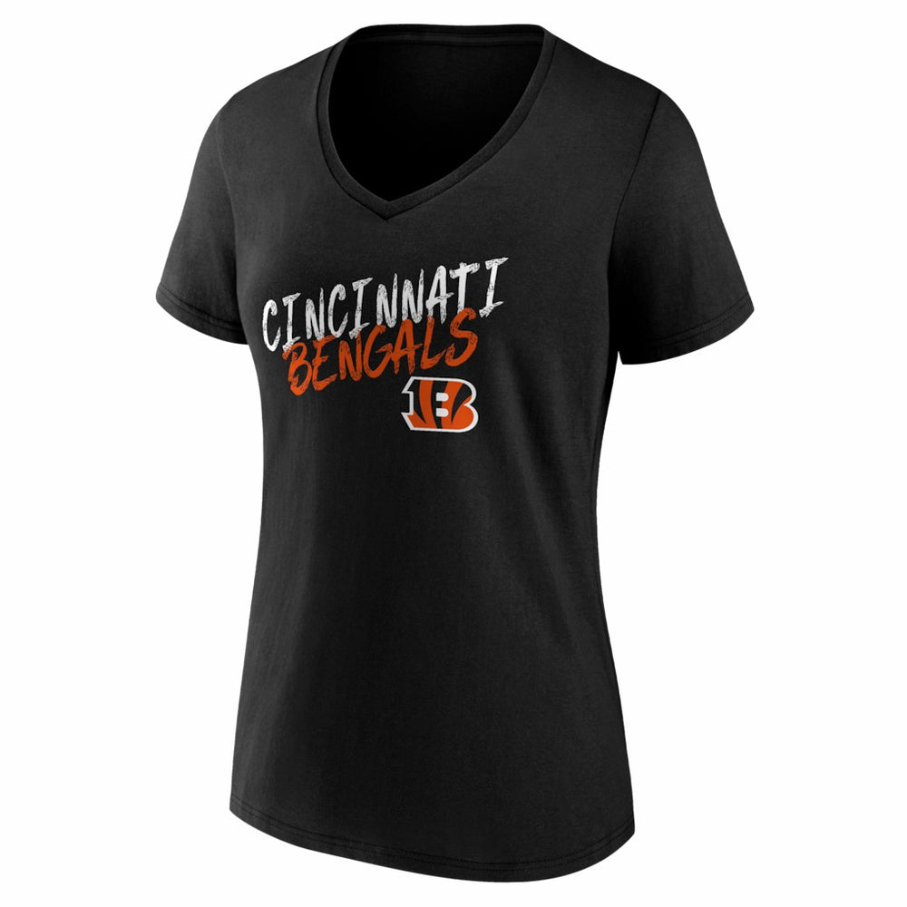 Women's Hustle V-Neck T-Shirt - Cincinnati Bengals T-shirts