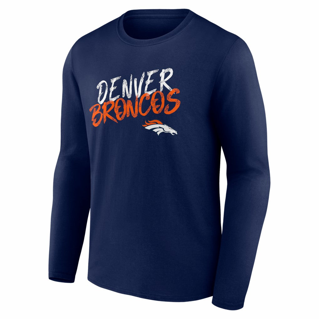 Hustle Long Sleeve T-Shirt - Denver Broncos T-shirts
