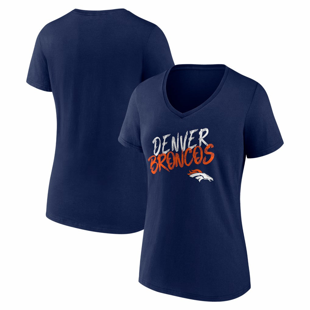 Women's Hustle V-Neck T-Shirt - Denver Broncos T-shirts