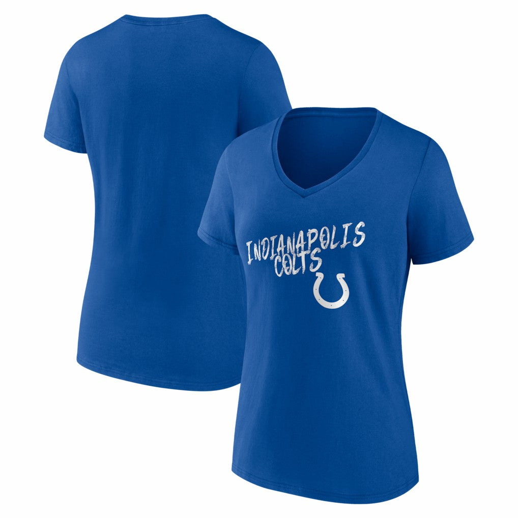 Women's Hustle V-Neck T-Shirt - Indianapolis Colts T-shirts