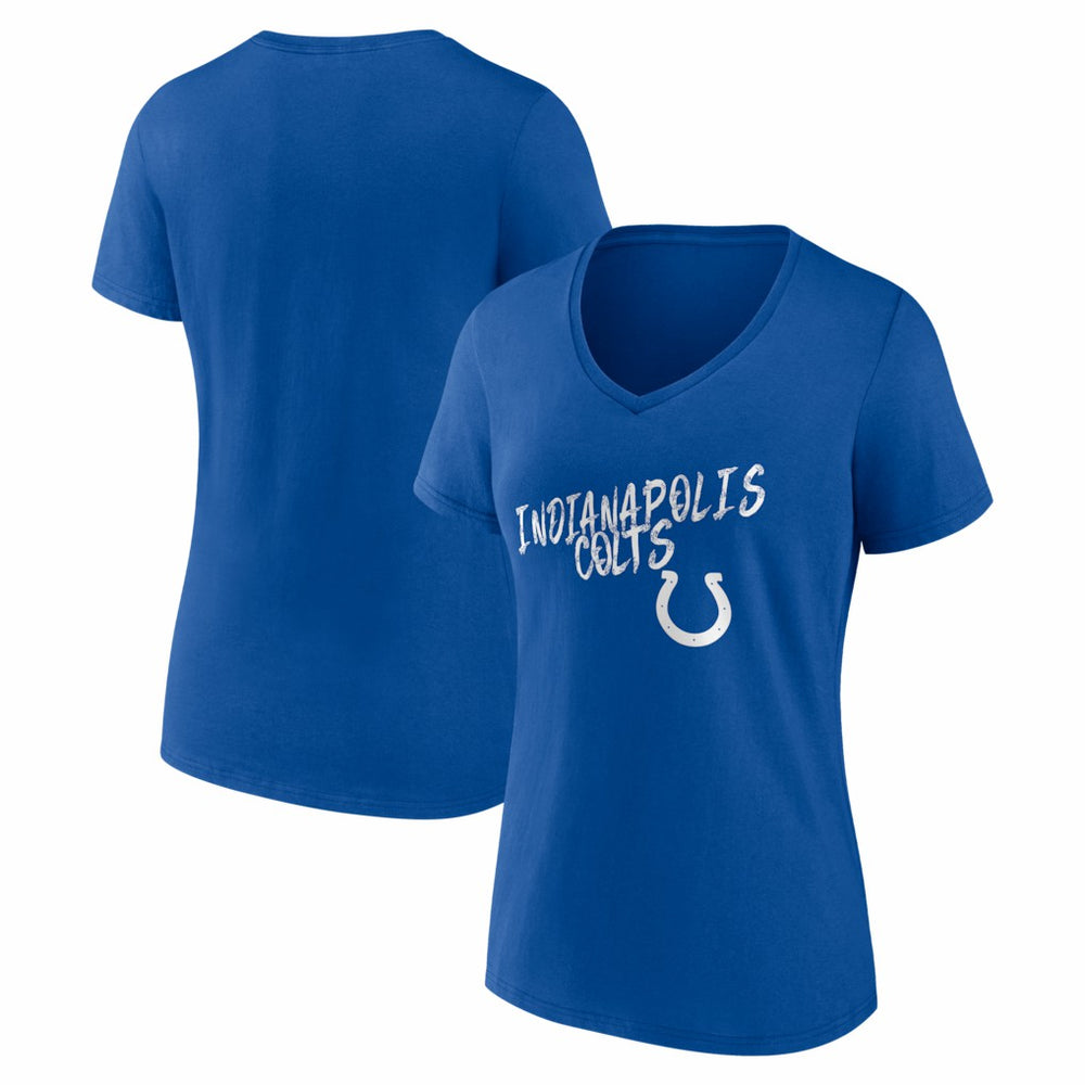 Women's Hustle V-Neck T-Shirt - Indianapolis Colts T-shirts