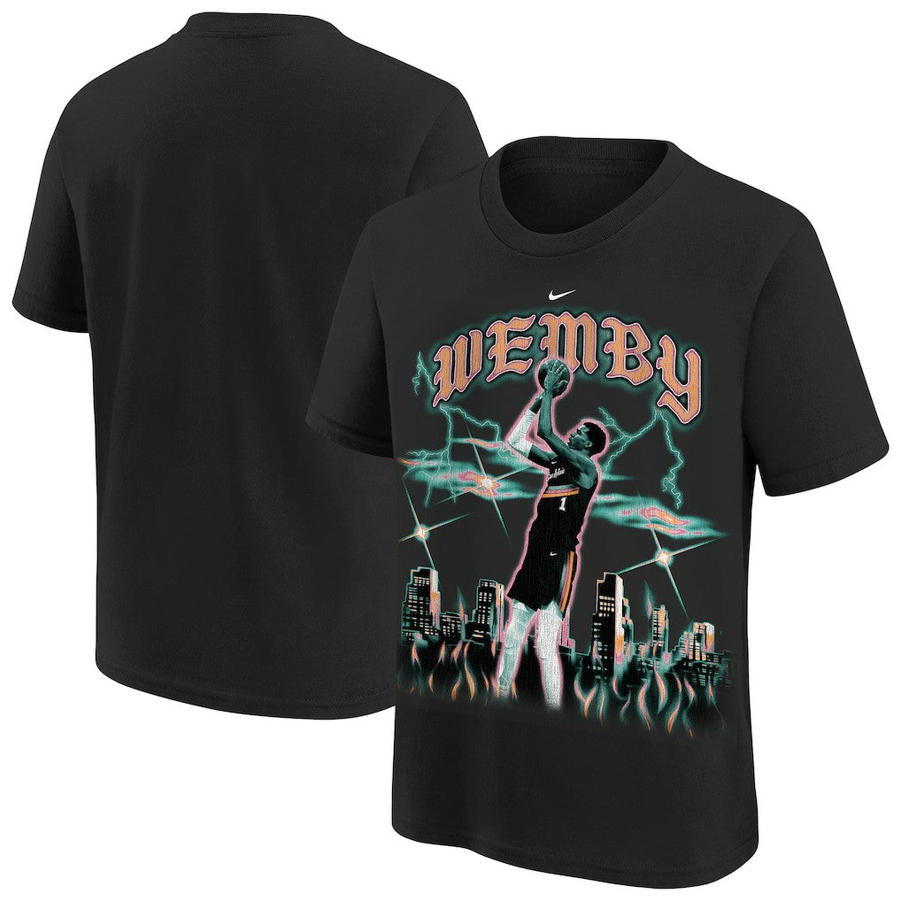 Nike Victor Wembanyama San Antonio Spurs Youth City Edition Player T-Shirt