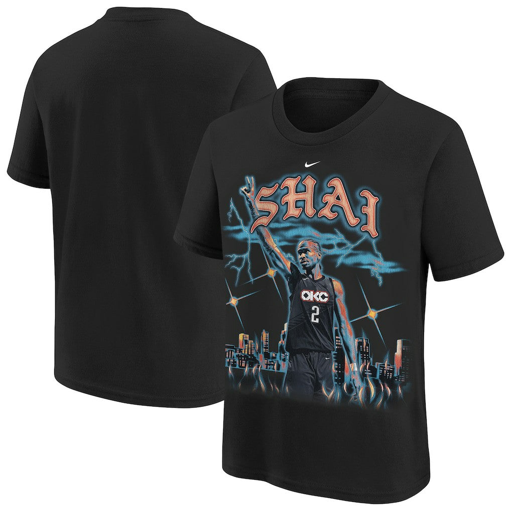 Nike Shai Gilgeous-Alexander Oklahoma City Thunder Youth City Edition Player T-Shirt