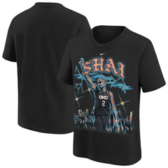 Nike Shai Gilgeous-Alexander Oklahoma City Thunder Youth City Edition Player T-Shirt