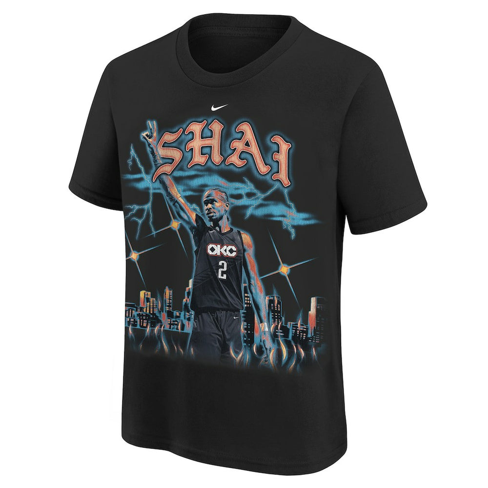 Nike Shai Gilgeous-Alexander Oklahoma City Thunder Youth City Edition Player T-Shirt