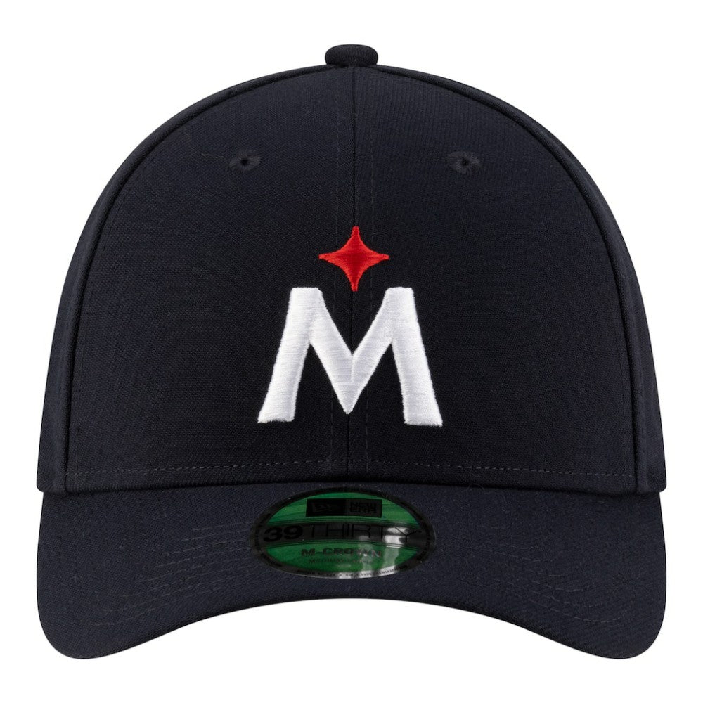 Navy Minnesota Twins New Era Player Replica 39THIRTY M-Crown Flex Hat