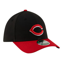Black Cincinnati Reds New Era Player Replica 39THIRTY M-Crown Flex Hat