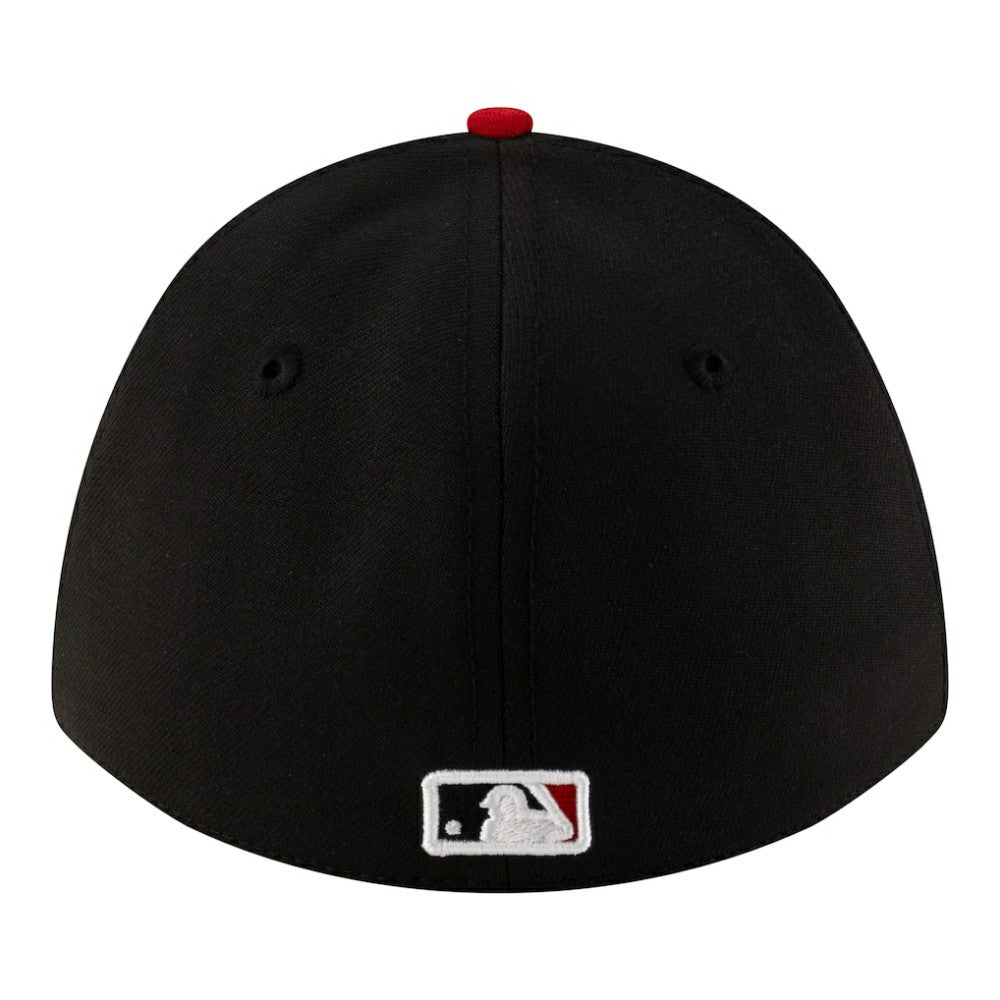 Black Cincinnati Reds New Era Player Replica 39THIRTY M-Crown Flex Hat