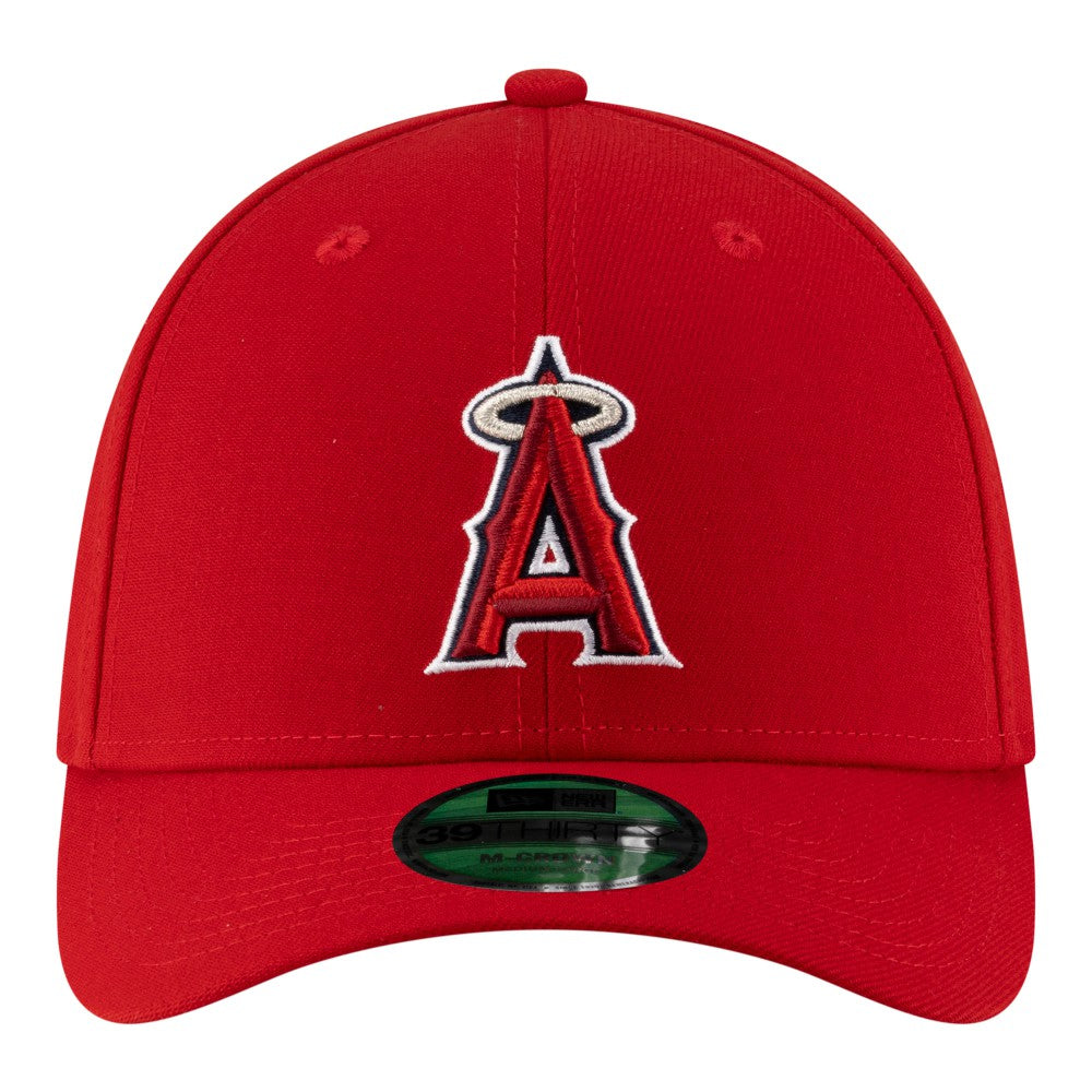 Red Los Angeles Angels New Era Player Replica 39THIRTY M-Crown Flex Hat