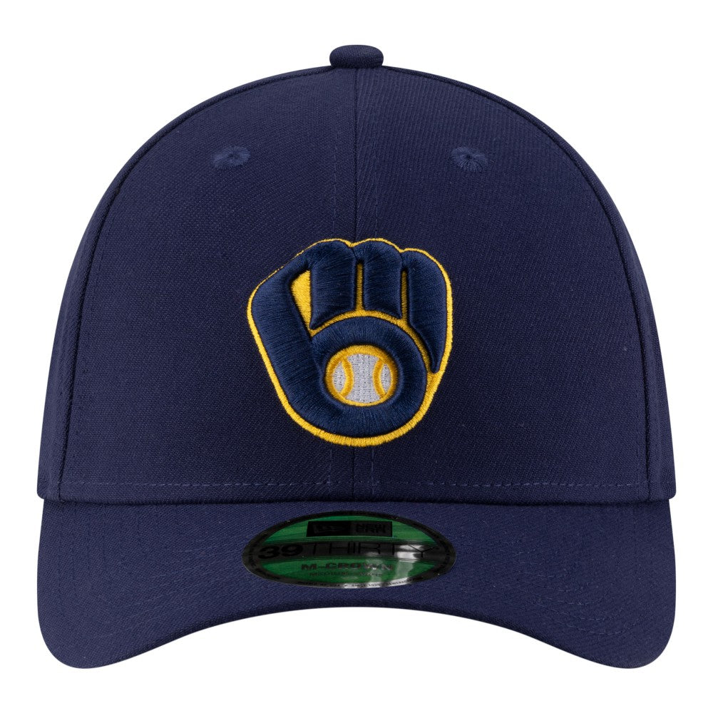 Navy Milwaukee Brewers New Era Player Replica 39THIRTY M-Crown Flex Hat