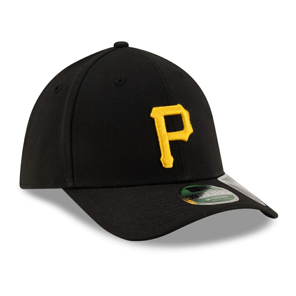 Black Pittsburgh Pirates New Era Player Replica 39THIRTY M-Crown Flex Hat