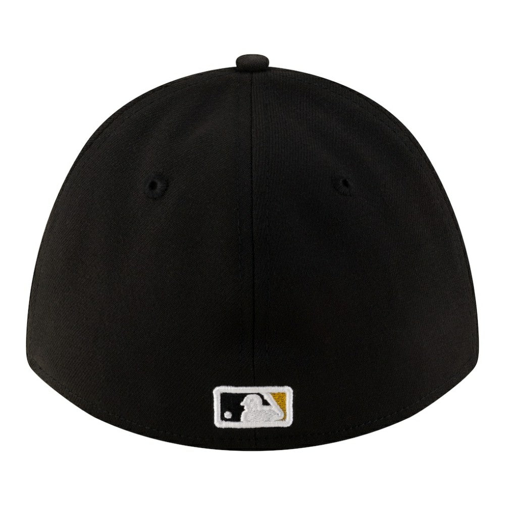 Black Pittsburgh Pirates New Era Alternate Player Replica 39THIRTY M-Crown Flex Hat