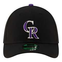 Black Colorado Rockies New Era Player Replica 39THIRTY M-Crown Flex Hat