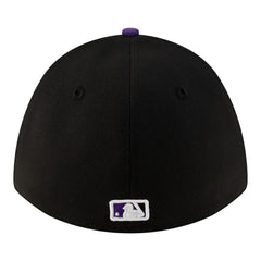 Black Colorado Rockies New Era Player Replica 39THIRTY M-Crown Flex Hat
