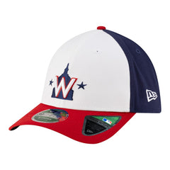White Washington Nationals New Era Player Replica 39THIRTY M-Crown Flex Hat