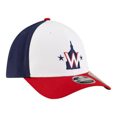 White Washington Nationals New Era Player Replica 39THIRTY M-Crown Flex Hat
