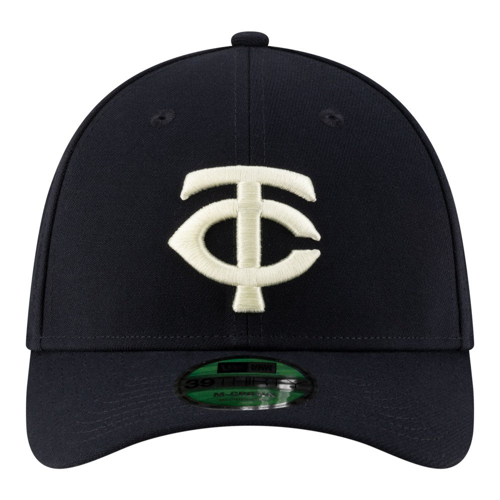 Navy Minnesota Twins New Era Alternate Player Replica 39THIRTY M-Crown Flex Hat