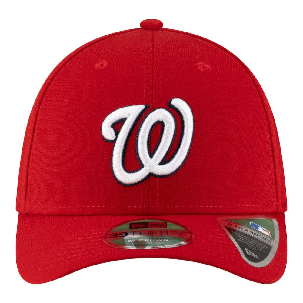 Red Washington Nationals New Era Player Replica 39THIRTY M-Crown Flex Hat