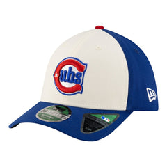 White/Royal Chicago Cubs New Era Player Replica 39THIRTY M-Crown Flex Hat