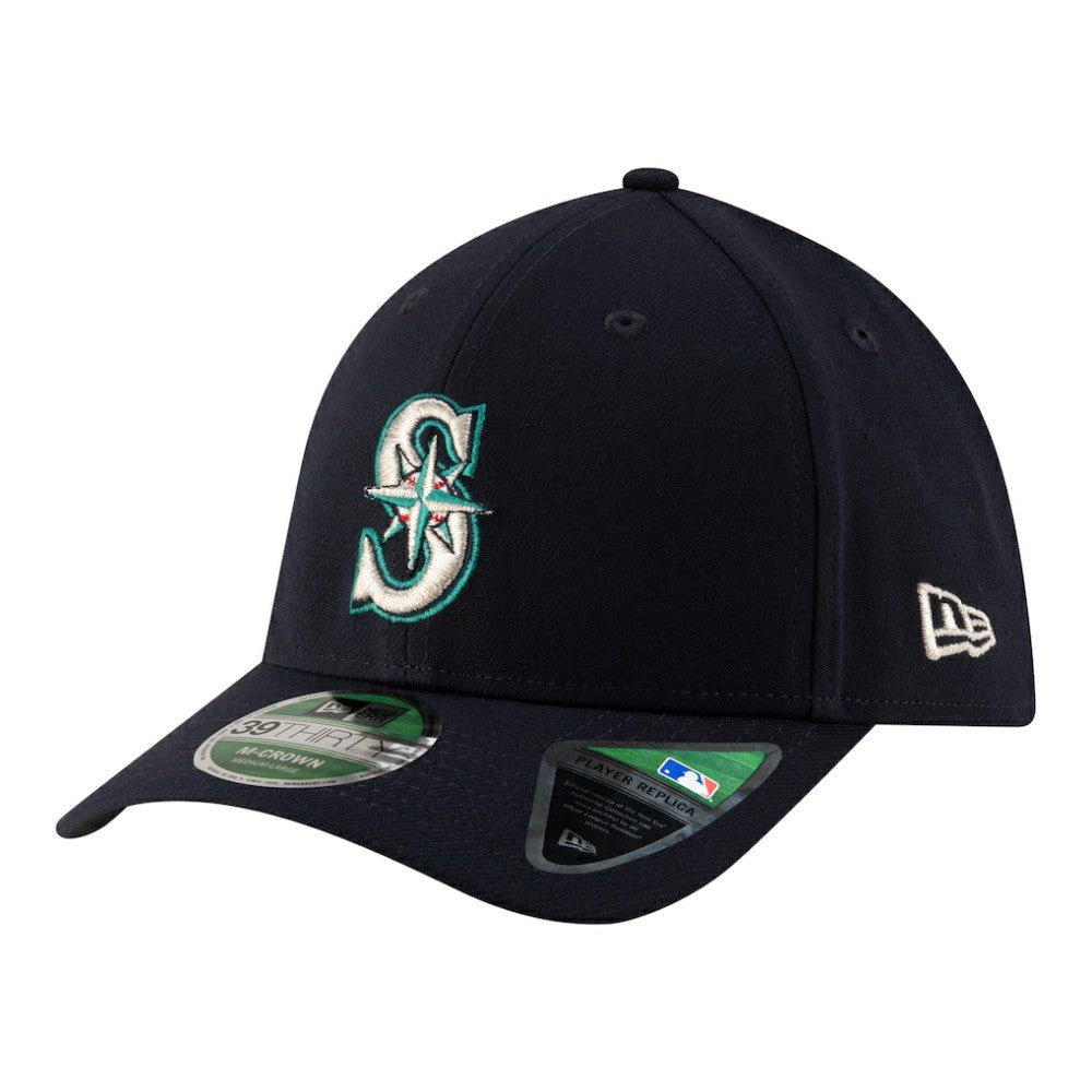 Navy Seattle Mariners New Era Player Replica 39THIRTY M-Crown Flex Hat