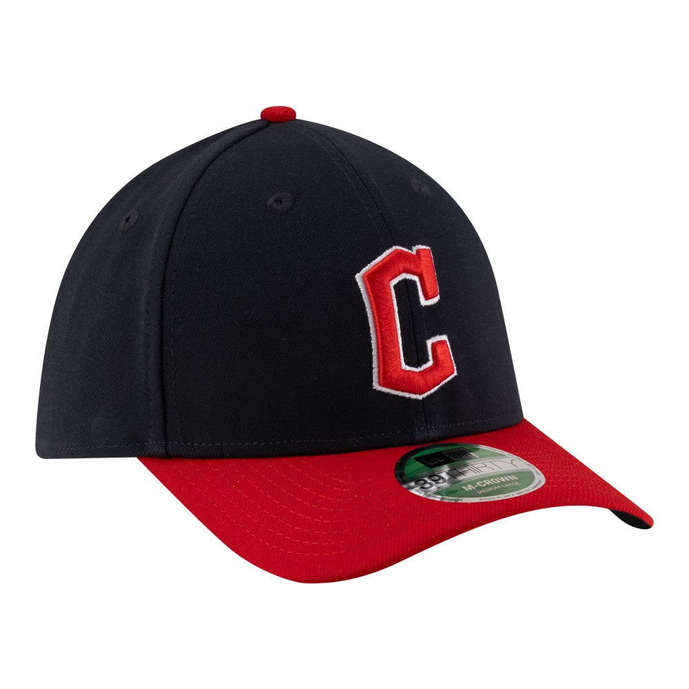 Navy Cleveland Guardians New Era Player Replica 39THIRTY M-Crown Flex Hat