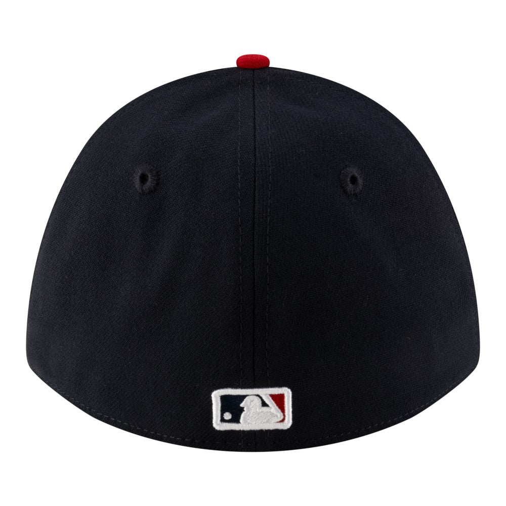 Navy Cleveland Guardians New Era Player Replica 39THIRTY M-Crown Flex Hat